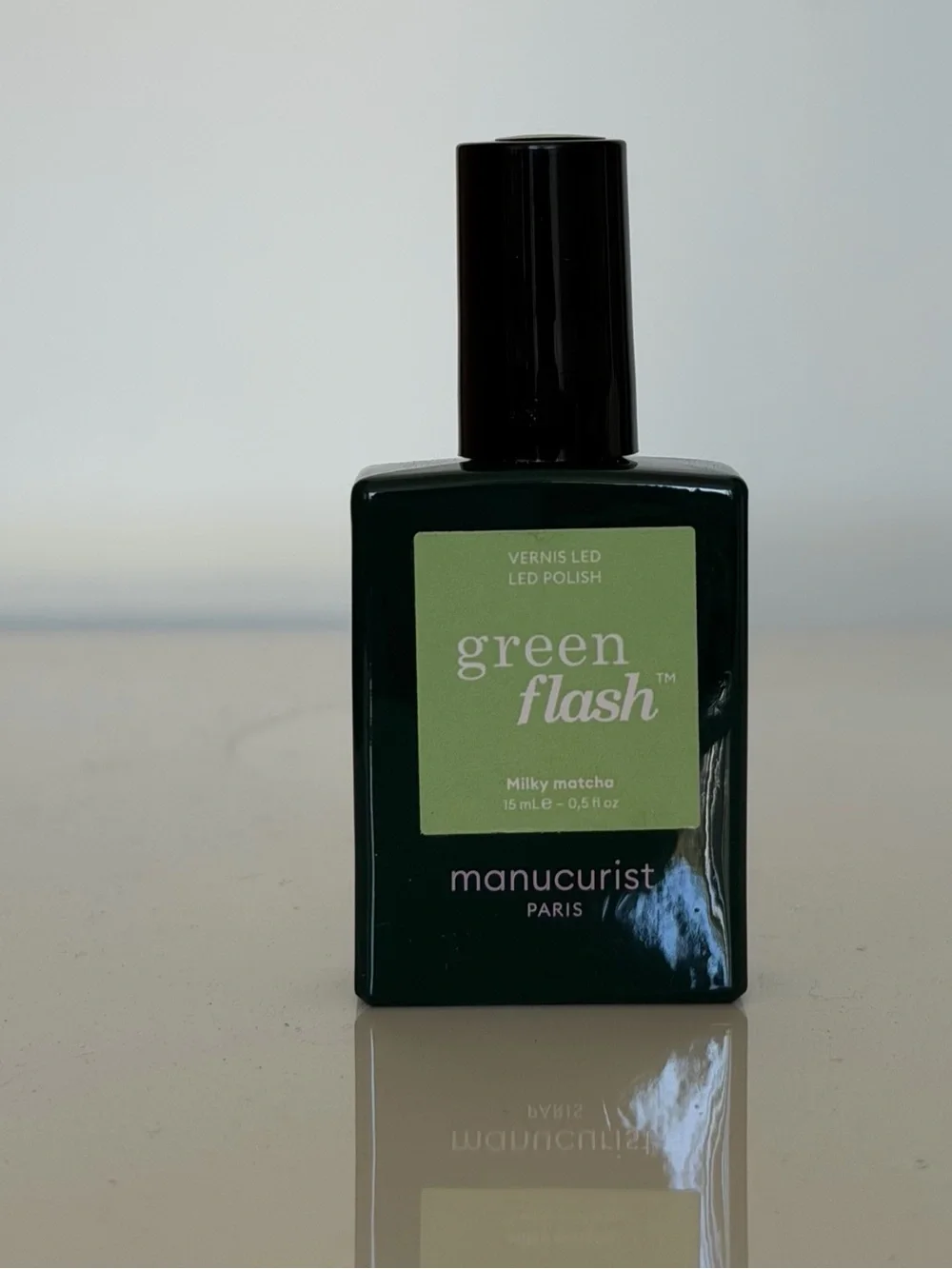 Manucurist Green Flash Milky Matcha LED Polish - Green